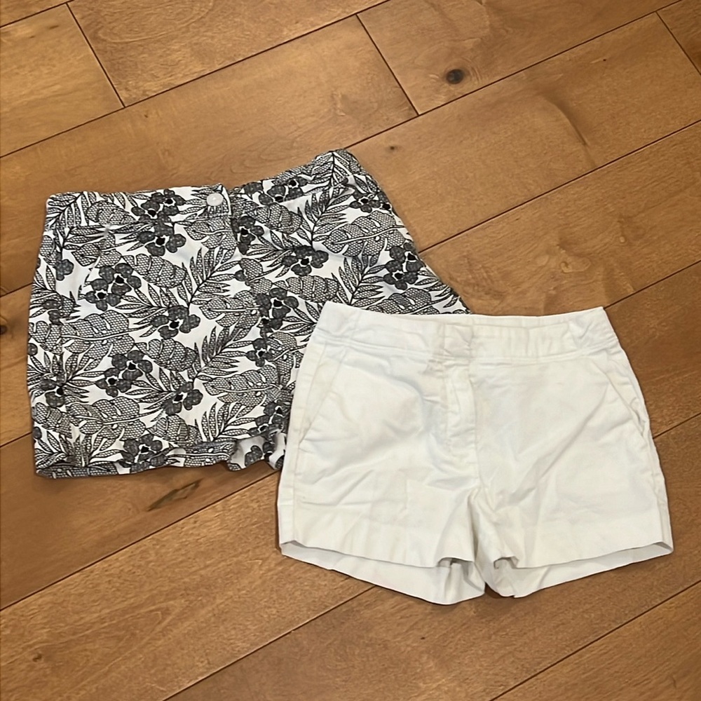 Girls cotton shorts - Janie and Jack size 8 and Crewcuts size 7